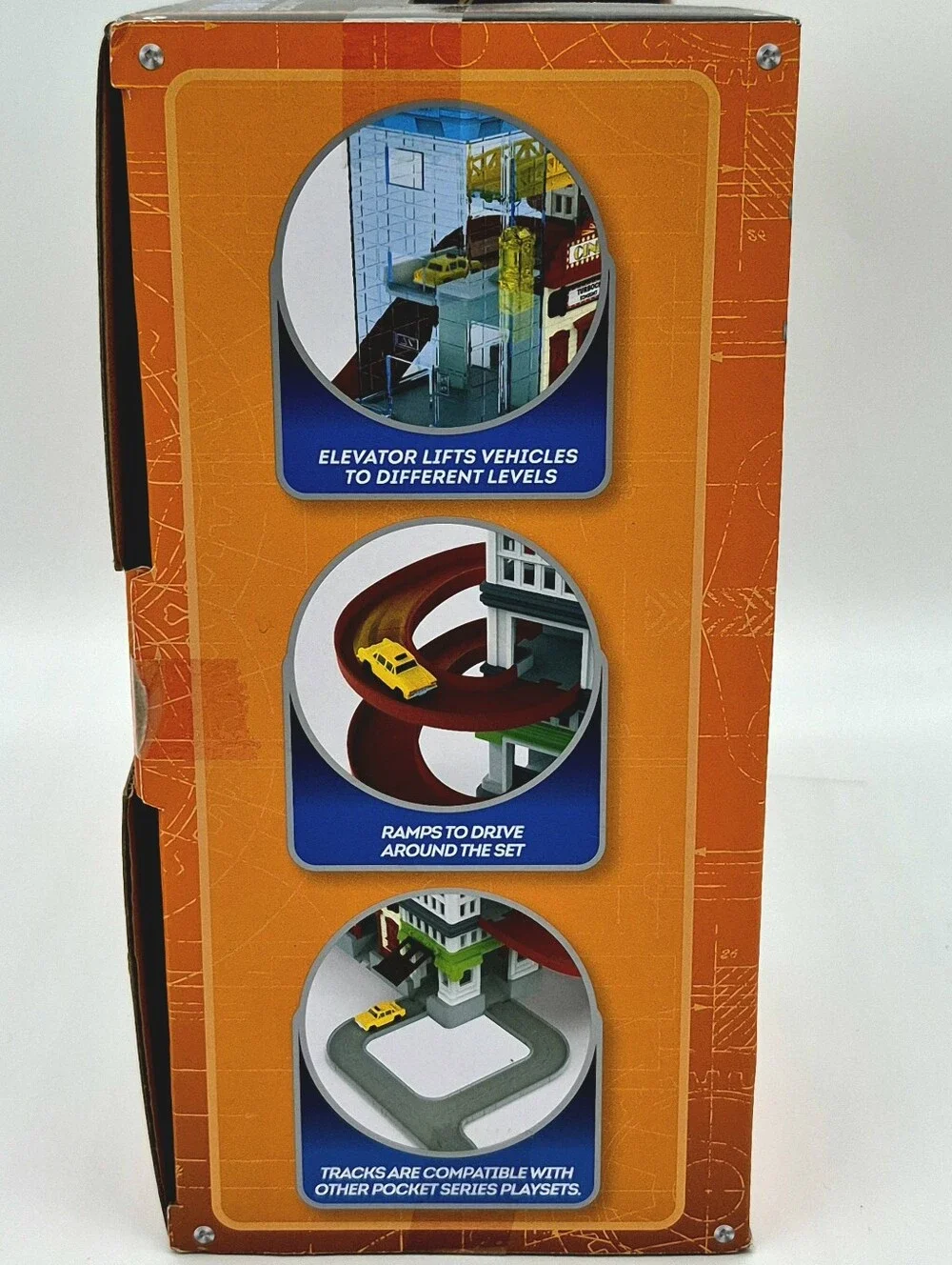 NEW Driven by Battat Big City Cruisin' Pocket Series Playset w/ Exclusive Taxi